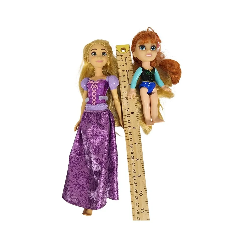 Disney Princess Doll Set Ariel Anna Rapunzel Snow White Inspired Toy Figures lot